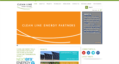 Desktop Screenshot of cleanlineenergy.com